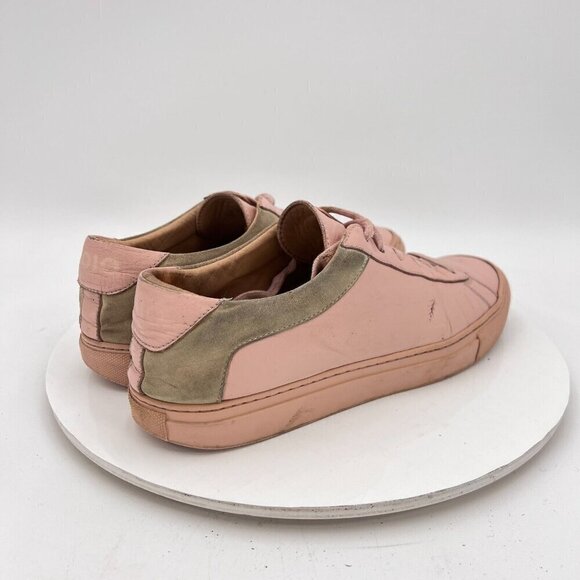 Koio Capri Women Size EU 39 US 9 Pink Leather Brown Suede Low Top Lace Up Shoes - Picture 5 of 14